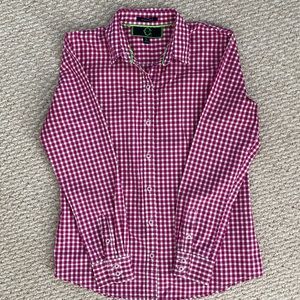 C Wonder Link Gingham Button Down S